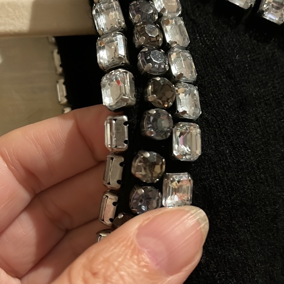 ELIE TAHARI cashmere top. Jewelled neckline and around tank and underarms. Glam! - Picture 2 of 5